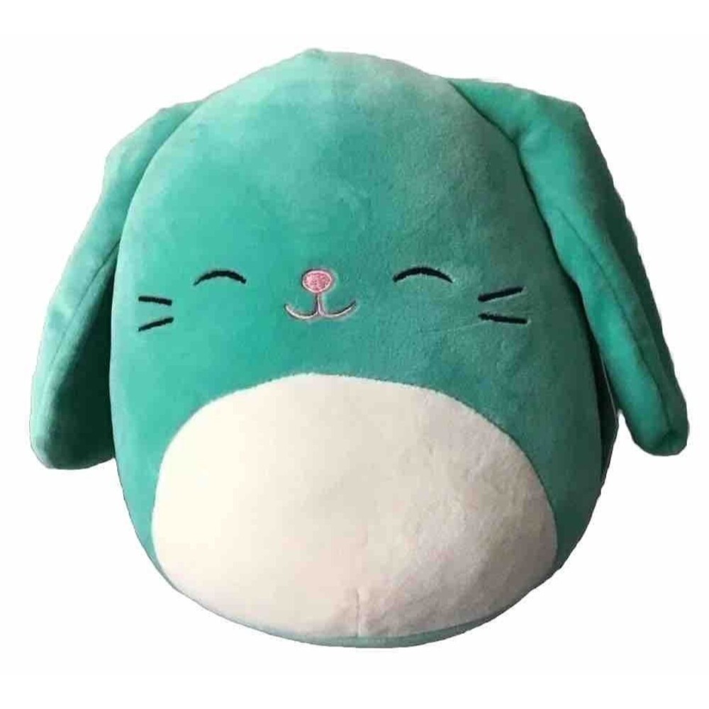 Squishmallows REGAN Cute Teal Bunny Rabbit Soft Plush Stuffed Animal Toy 8" NWT